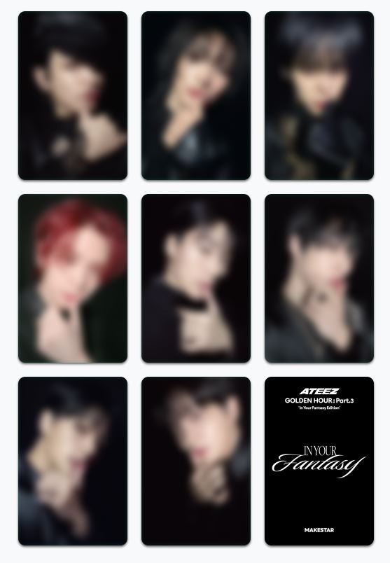 Ateez Photocard 