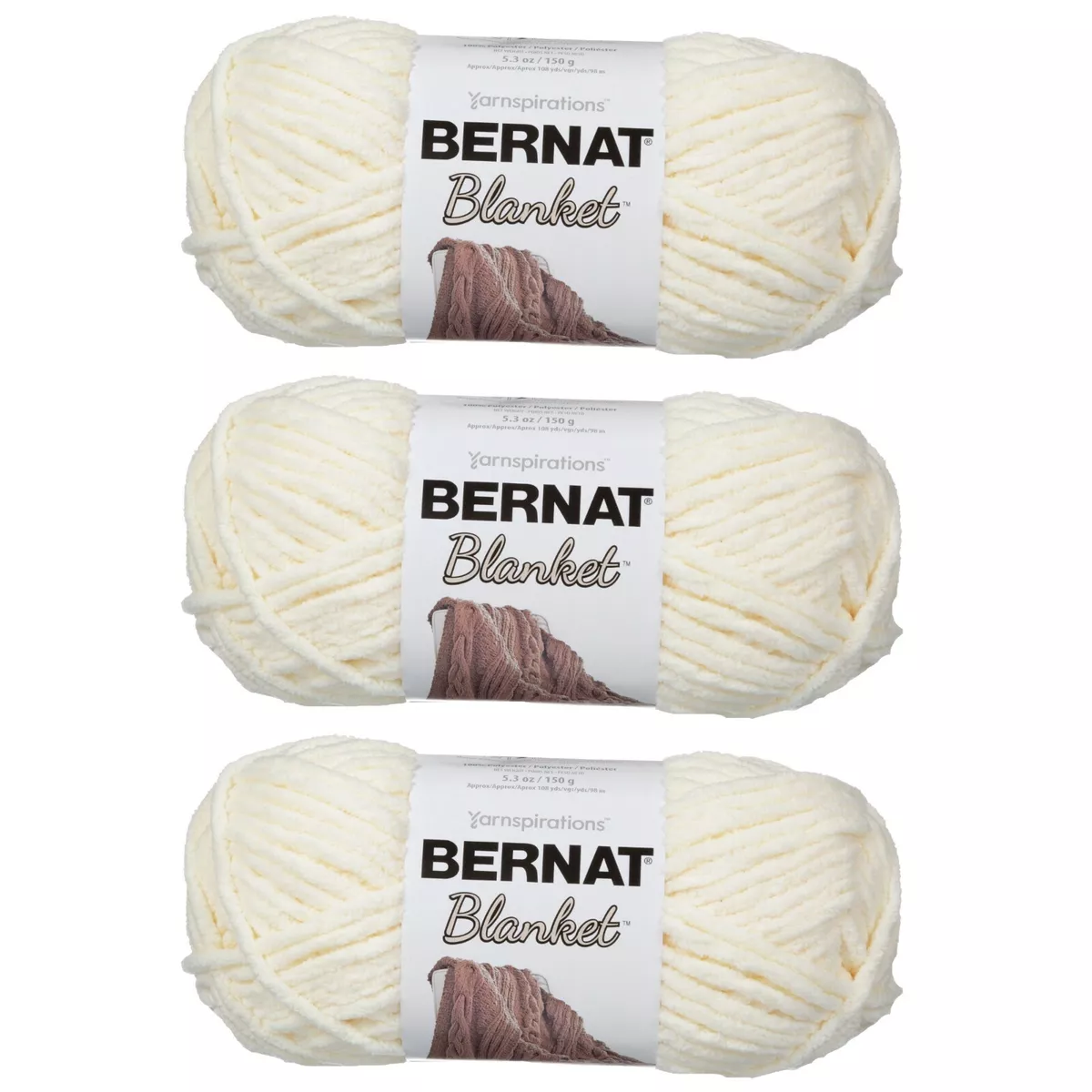 Bernat blanket yarn 2025 white