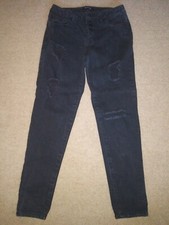 Women Junior Jeans Size 4 Regular Black