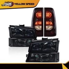 Fit For 03-06 Chevy Silverado 1500 2500 3500 Headlights Tail Lights Brake Lamps
