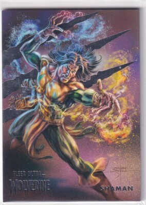 Fleer Ultra Marvel Wolverine 2022 No. 7 Shaman