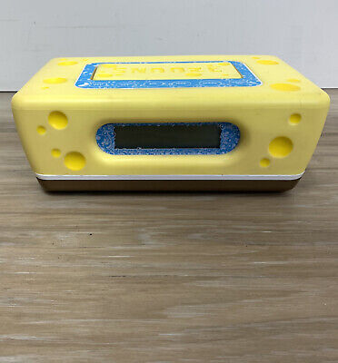 Spongebob Squarepants Yellow Alarm Clock Radio Snooze Npower Retro  Nickelodeon | eBay