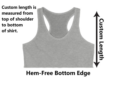 Underboob Shirt Custom Length Cutoff Crop Top Lingerie