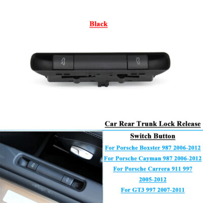 Car Rear Trunk Lock Release Switch Button For Porsche