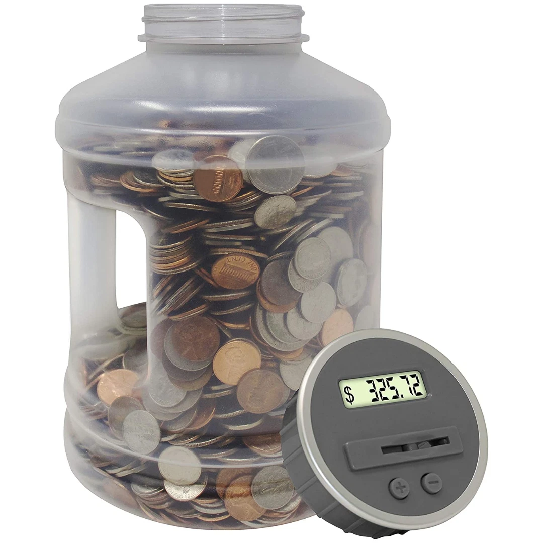 Extra Large Digital Coin Bank Electronic Piggy Bank Savings Jar