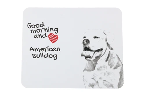 Amerikaanse buldog muismat met hond Art-Dog