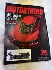 Motor Trend Magazine September 2019 70th Anniversary Corvette C8 Stingray