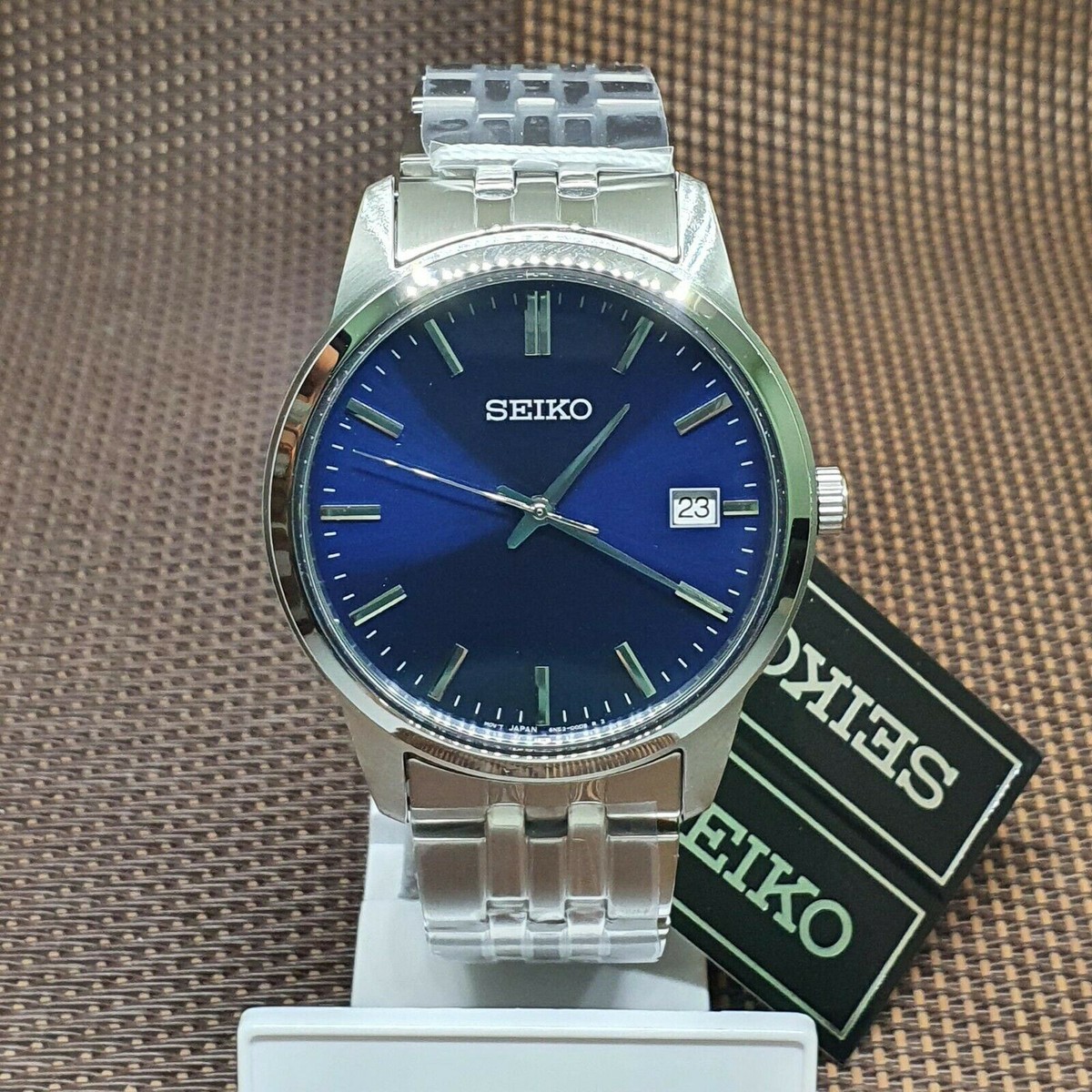 アナログ時計 SEIKO| Quartz Blue Dial Men's Watch SUR399P1 Seiko SUR399P1 Classic Quartz Blue Analog Stainless Steel