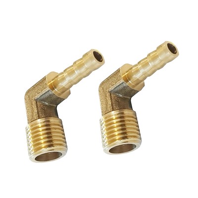 Well Made Brass Hose Barb Fitting Female Fuel Air Gas Oil 1//4/" BSP 6mm