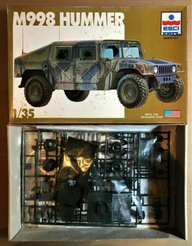 Modellini statici di veicoli militari ESCI in plastica scala 1:35