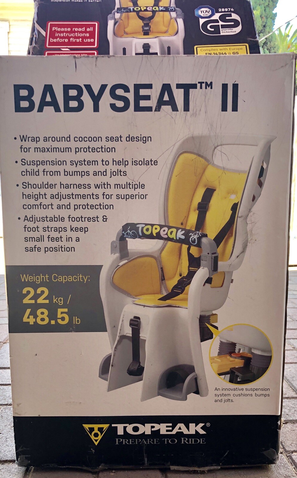 topeak baby seat 1 manual