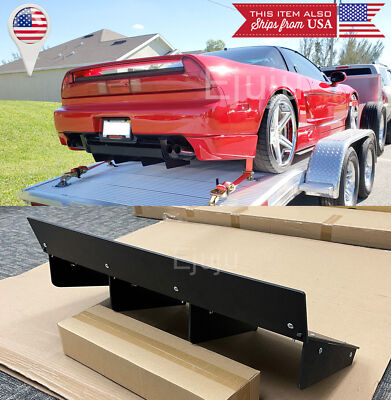 ABS Textured Rear Bumper Center Diffuser Fin Black For Honda Acura 91-05 NSX