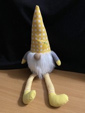 Huntington Mini Gnome - Yellow Gingham Lemon Hat - 16
