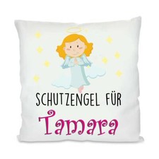 GESCHENK KISSEN MIT NAMEN PERSONALISIERT DEKOKISSEN SCHUTZENGEL FÜR..WEIHNACHTEN