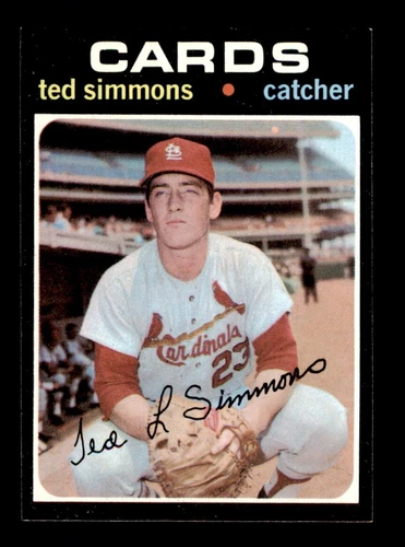 1971 Topps Baseball #117 Ted Simmons NM - NM/MT