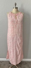 Gap Halter Tie Front Pink Floral Ruffle Neck Midi Casual Flowy Dress Sz XS NWT!