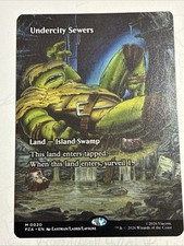 Undercity Sewers Borderless M Teenage Mutant Ninja Turtles  PZA 20 NM