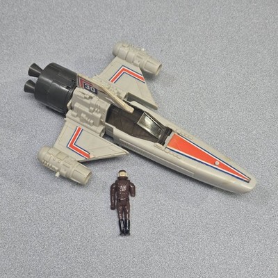 VTG 1978 BATTLESTAR GALACTICA VIPER SHIP #30 + PILOT INCOMPLETE Damaged
