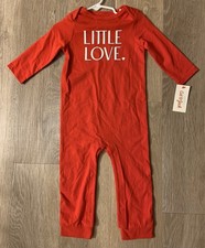  NWT Cat  Jack Boy's Size 18 Months Valentine's Outfit Say's " Little Love"