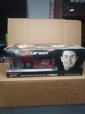 2015 Dual Autographed Kyle Larson and Chip Ganassi 42 Target 1/24