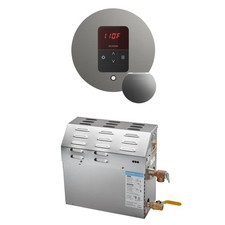 Mr Steam R06C10AK0000 Ms Itempo Round Package 6 kW 6000 W Steam - Silver