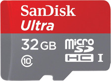Ultra MICROSDHC 32GB 98MB/S Flash Memory Card SDSQUNC-032G-AN6MA 