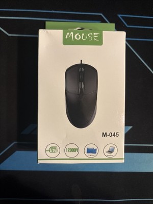 USB Kabelgebunden Optical Maus Ergonomische Mäuse 1200 DPI 3 Tasten für PC Lap