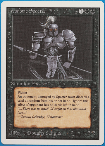 Hypnotic Specter Unlimited NM Black Uncommon MAGIC CARD (ID# 506599) ABUGames - Picture 1 of 2