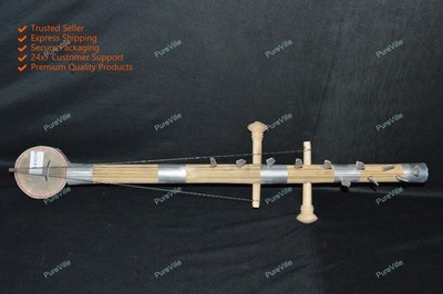 Rajasthani Folk Fiddle Sarangi Musical String 11 Chabhi Aluminium Ravanhatta