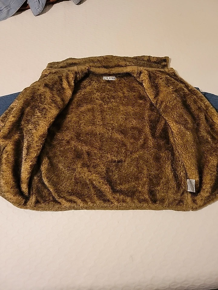 CHAQUETA VAQUERA DE MEZCLILLA FORRADA DE PIEL MARVIN RICHARDS DE COLECCIÓN AÑOS 80 90 BOTÓN DELANTERO ABRIGO MUJER Foto 2 de 4