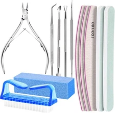 Innovative Manicure Kit with Ingrown Toenail Lifter: Must-Have Blue Essentials