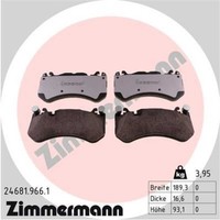 Zimmermann BremsbeläGe Bremsbelegsatz Vorne FüR Mercedes-Benz E-Klasse CLK