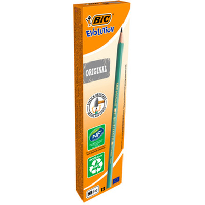 3270220004608 BIC Evolution Original 650 HB Ołówek bez gumki Pudełko 12szt BIC
