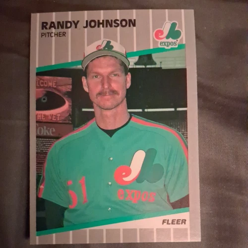 1989 Fleer - Marlboro Billboard Red Tint #381 Randy Johnson 