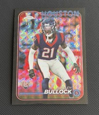 2024 Topps Chrome Calen Bullock Black Geometric Refractor /2 #293 Texans RC SSP 