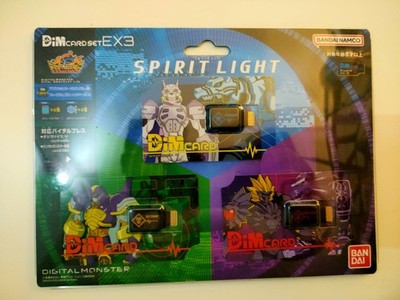 Digimon Vital Bracelet DiM Card Set EX3 Spirit Light   Neu OVP