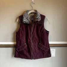 Noble Outfitters Barn Vest Canvas Fleece Lined Equestrian Western Women’s Medium