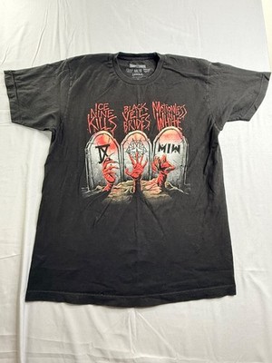 Trinity of Terror 2022 Tour Shirt Mens Large Concert Dates Ice Nine Kills