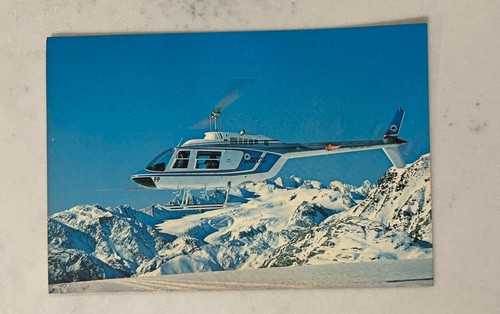 206 Bell Jetranger Westland NZ Postcard