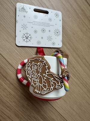 Disney Parks Animal Kingdom Lodge Lion King Gingerbread Hot Cocoa Mug Ornament