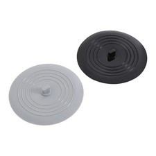 2 Pack Bathtub Drain Stoppers, 5'' Silicone Tub Plug Shower Hair Stopper Cover