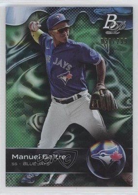 2023 Bowman Platinum Top Prospects Emerald Ice Foil 58/299 Manuel Beltre 4z8