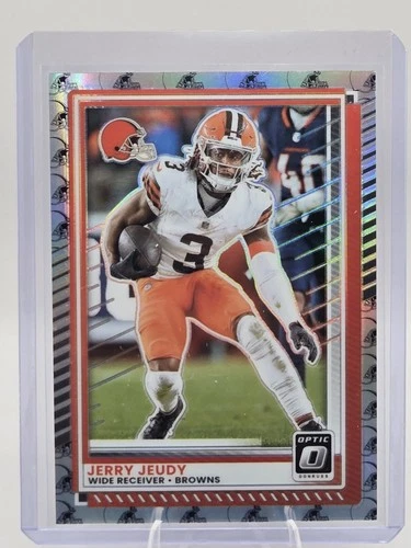 2025 Panini Donruss Optic Jerry Jeudy Team Logo Prizm /32! Cleveland Browns #127