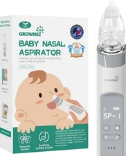 GROWNSY Nasal Aspirator for Baby, Electric Baby Nose Sucker with Larger Suction