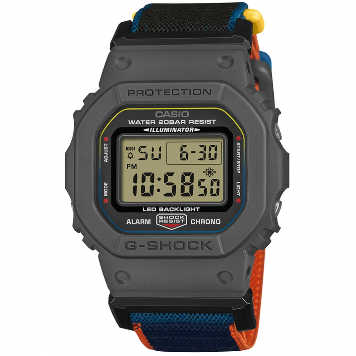 Casio G-SHOCK Cloth Band Series DW-5600MNC-8A2JF multicolor for