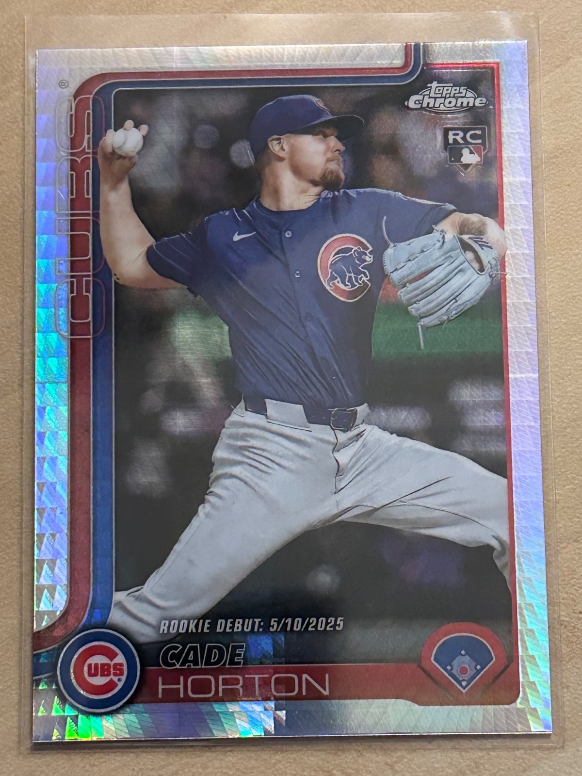⚾️2025 Topps Chrome Update Cade Horton Prism Refractor Rookie Debut #USC102 Cubs