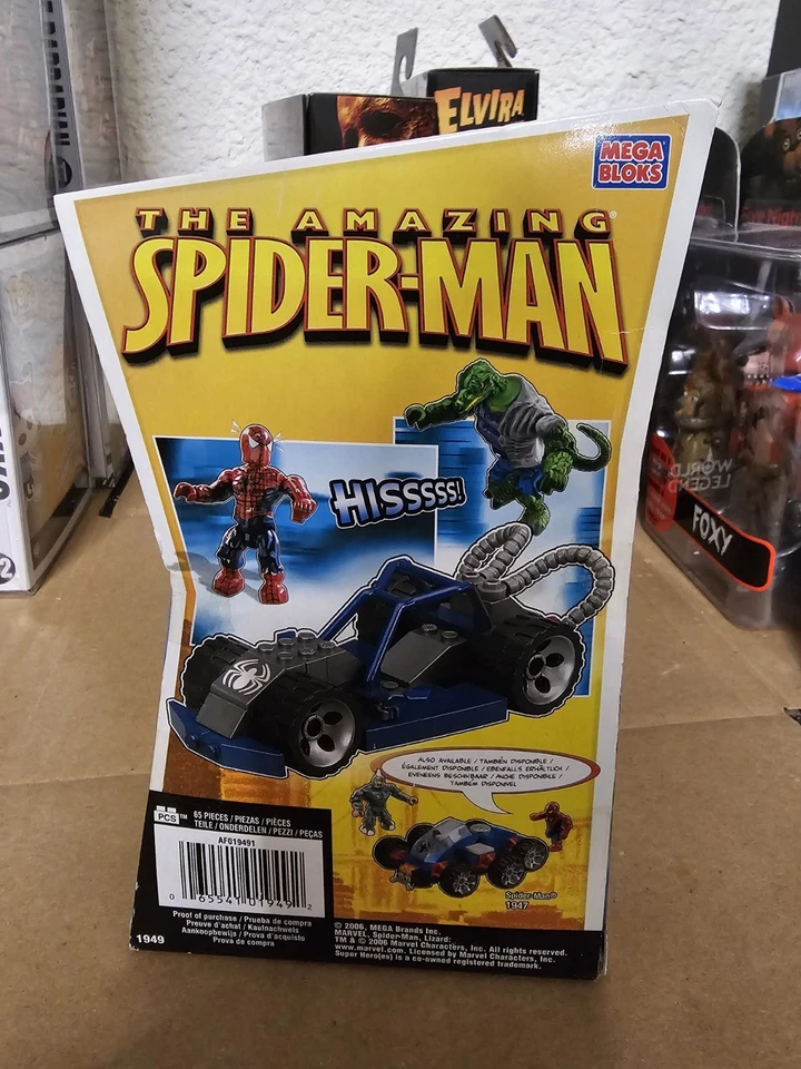 Mega Bloks The Amazing Spiderman 1949 Lizard Set Brand New Rare 2008 - Image 2 of 2