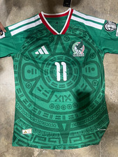 adidas Mexico Soccer Jersey S. Giménez #11 Men's Size M Green White Red