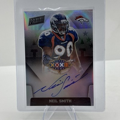 2020 Panini Super Bowl XXXII Neil Smith Auto #SBXXXII-NS Denver Broncos DE HOF