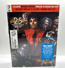 Michael Jackson Thriller 25 Song Deluxe Fan Pack DVD CD RARE New Sealed